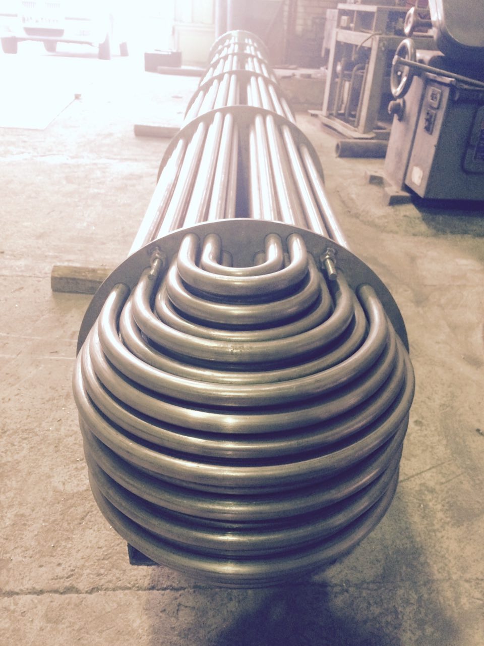    Manufacture of  three tube bundles E-3309 heat exchanger - Tondgooyan Petrochemical Complex