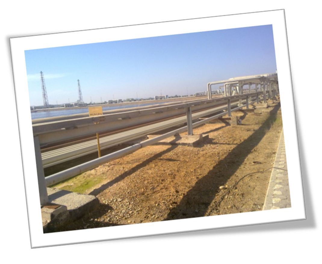 Line of oily wastewater pipeline project - Fajr Petrochemical Complex